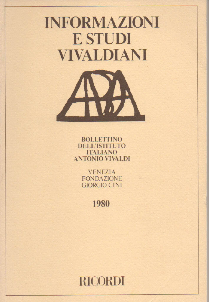 Informazioni e Studi Vivaldiani 01