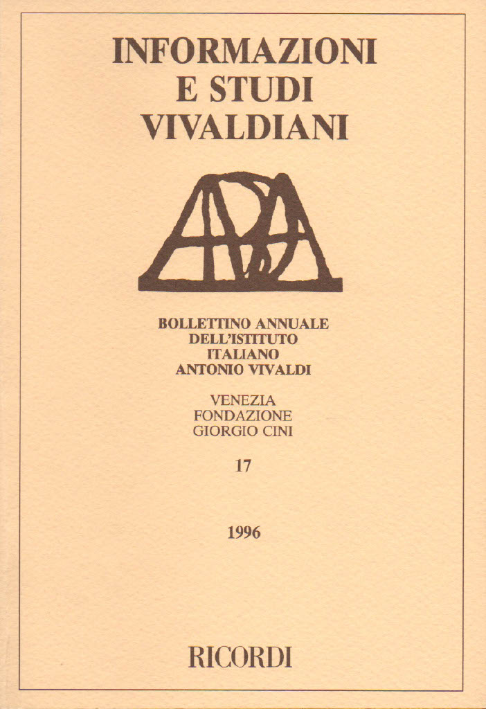 Informazioni e Studi Vivaldiani 17