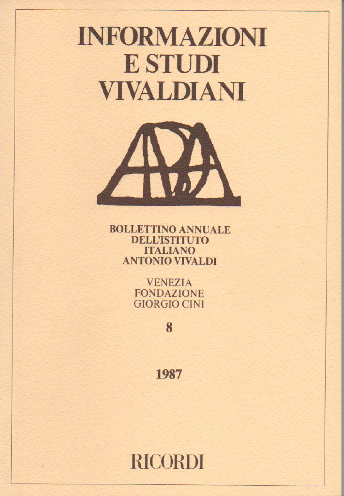 Informazioni e Studi Vivaldiani 08