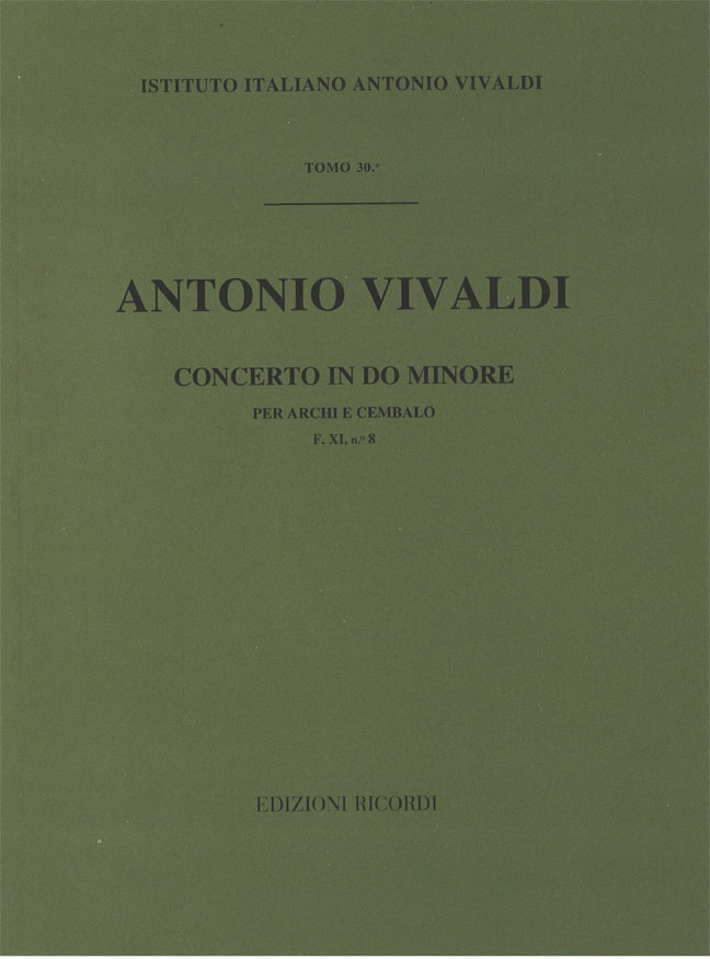 Concerto in Do minore per archi e cembalo