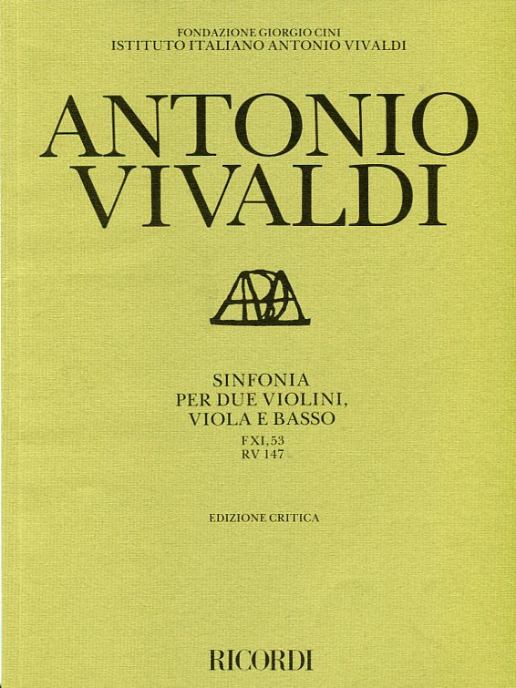 Sinfonia per due violini, viola e basso