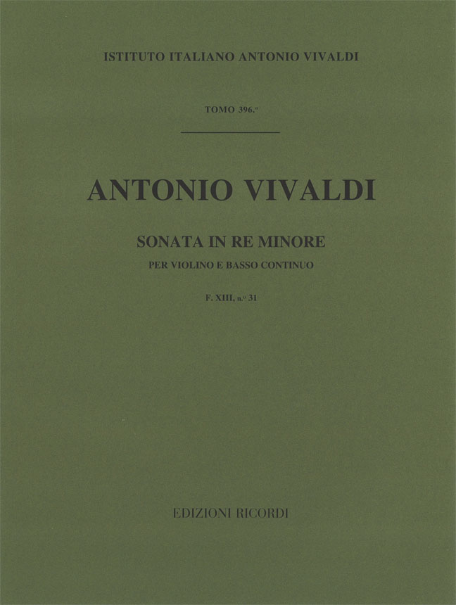 Sonata in Re minore per violino e basso continuo