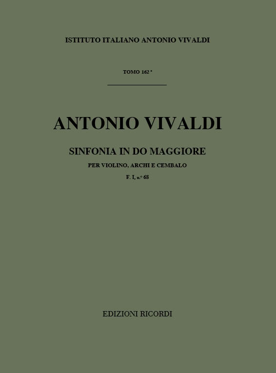 Concerto in Do maggiore per violino, archi e cembalo