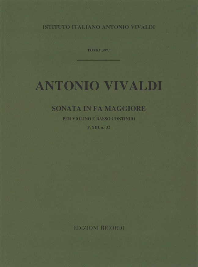 Sonata in Fa maggiore per violino e basso continuo
