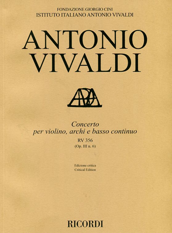 Concerto per violino, archi e basso continuo (Op. III n. 6)
