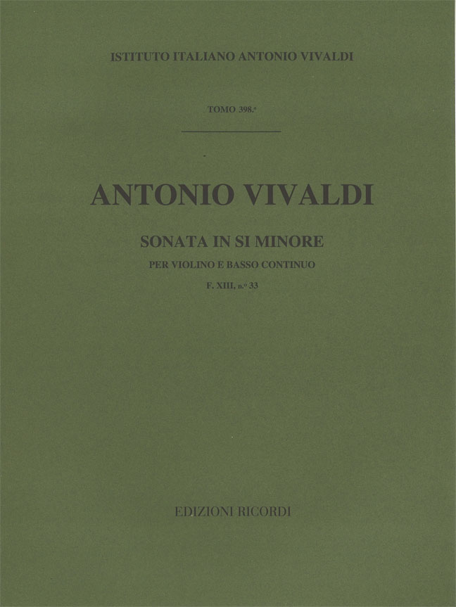 Sonata in Si minore per violino e basso continuo