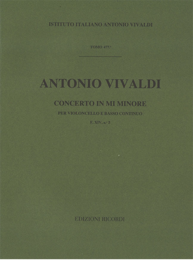 Sonata in Mi minore per violoncello e basso continuo