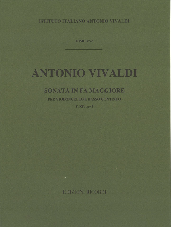 Sonata in Fa maggiore per violoncello e basso continuo