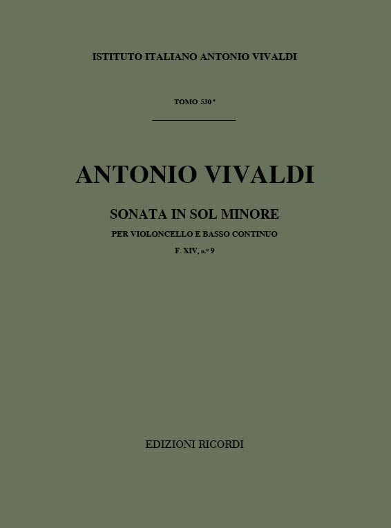 Sonata in Sol minore per violoncello e basso continuo