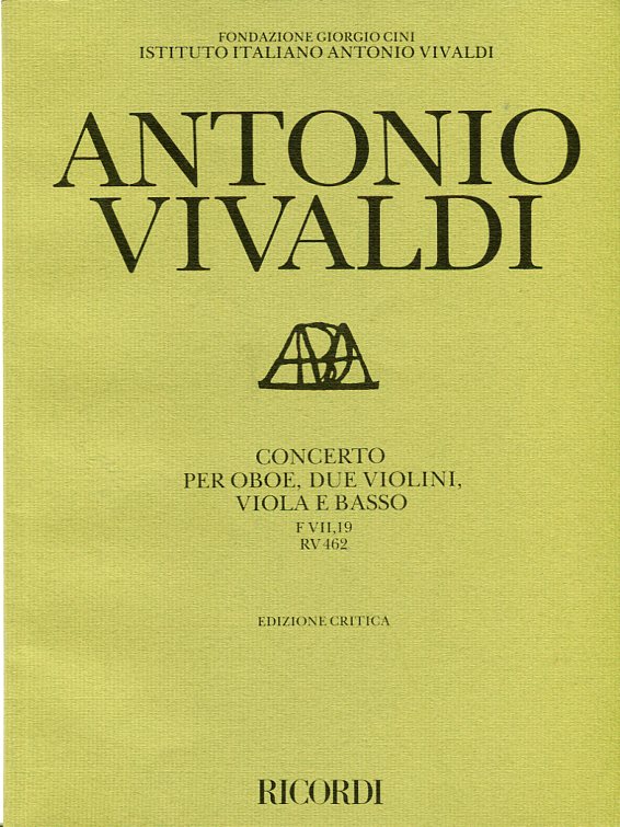 Concerto per oboe, due violini, viola e basso