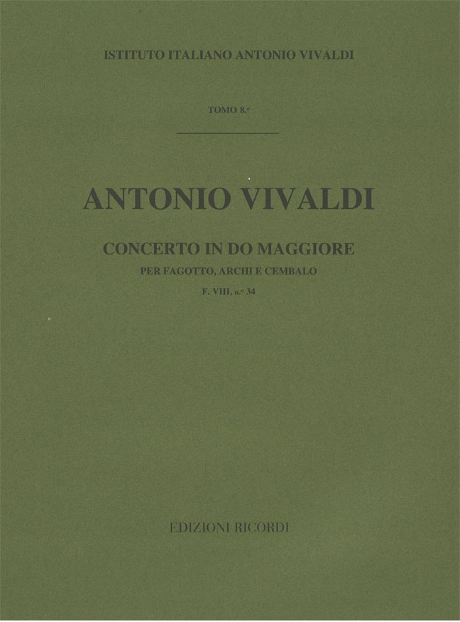 Concerto in Do maggiore per fagotto, archi e cembalo