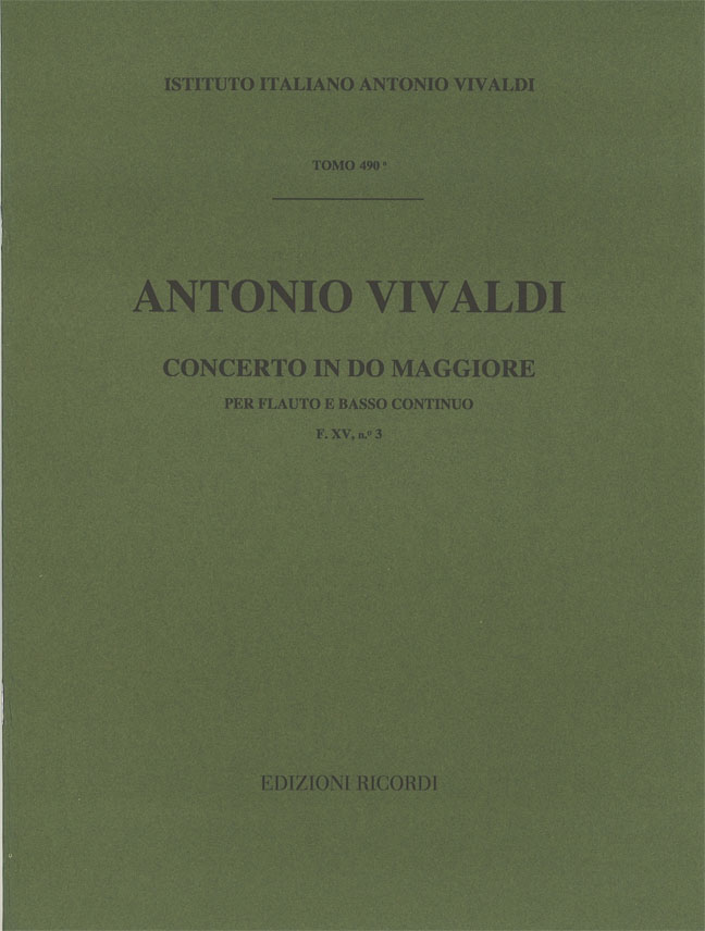 Sonata in Do maggiore per flauto e basso continuo