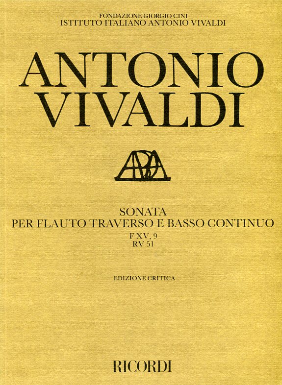 Sonata per flauto traverso e basso continuo