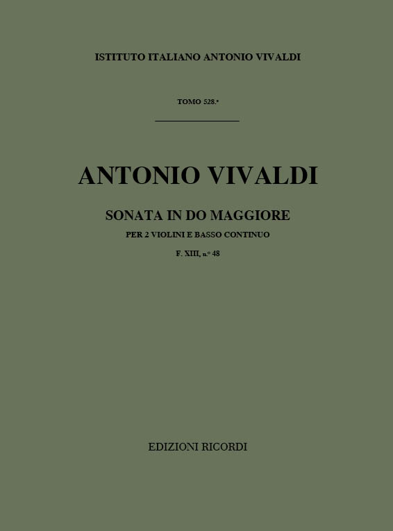 Sonata in Do maggiore per due violini e basso continuo