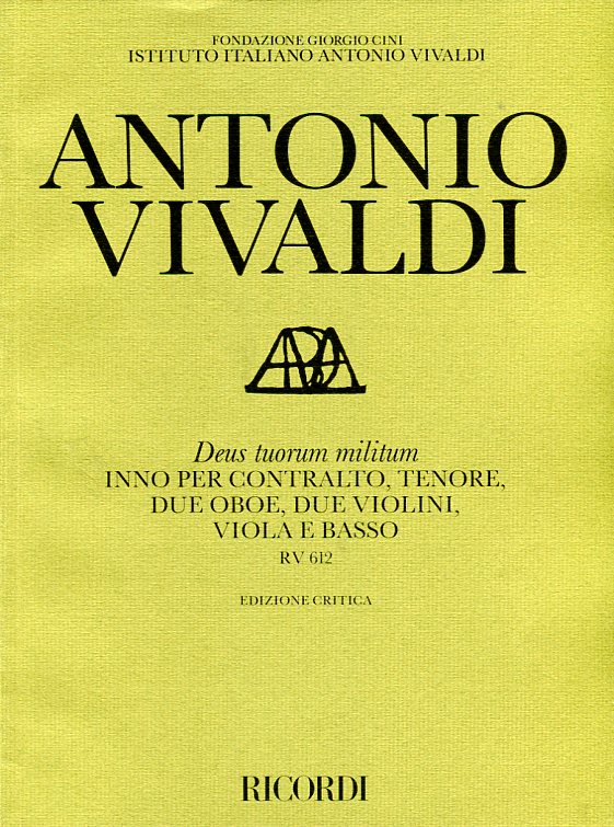 Deus tuorum militum, Inno per contralto, tenore, due oboe, due violini, viola e basso