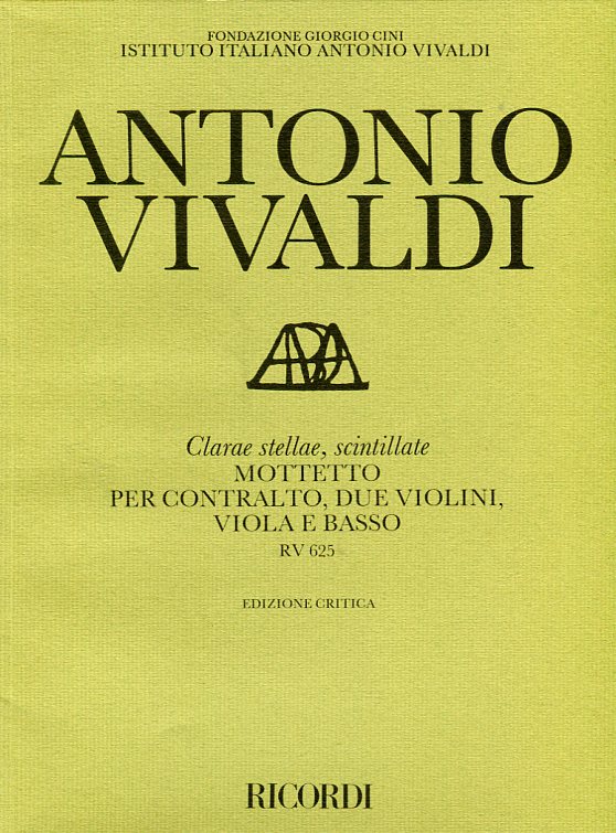 Carae stellae, scintillate, Mottetto per contralto, due violini, viola e basso