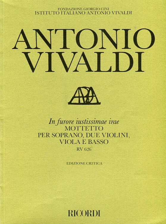 In furore iustissimae irae, Mottetto per soprano, due violini, viola e basso