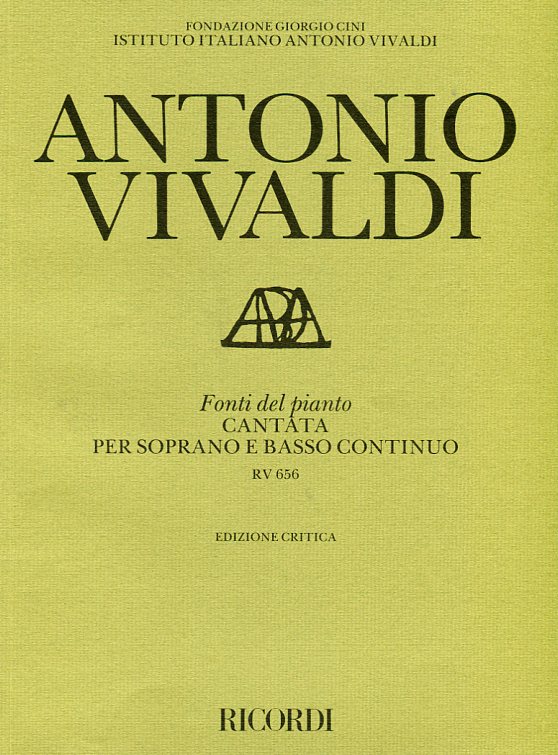 Fonti del pianto, Cantata per soprano e basso continuo