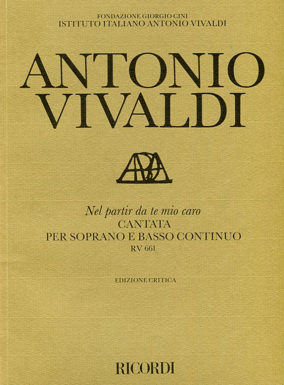 Nel partir da te, mio caro, Cantata per soprano e basso continuo