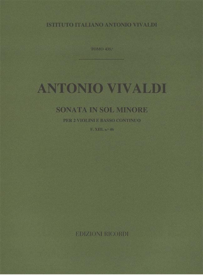 Sonata in Sol minore per due violini e basso continuo