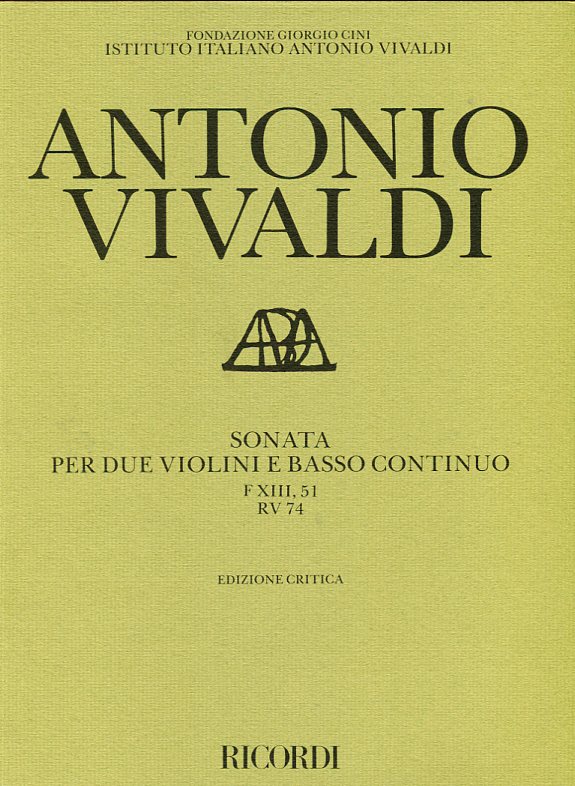 Sonata per due violini e basso continuo