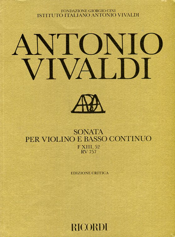 Sonata per violino e basso continuo