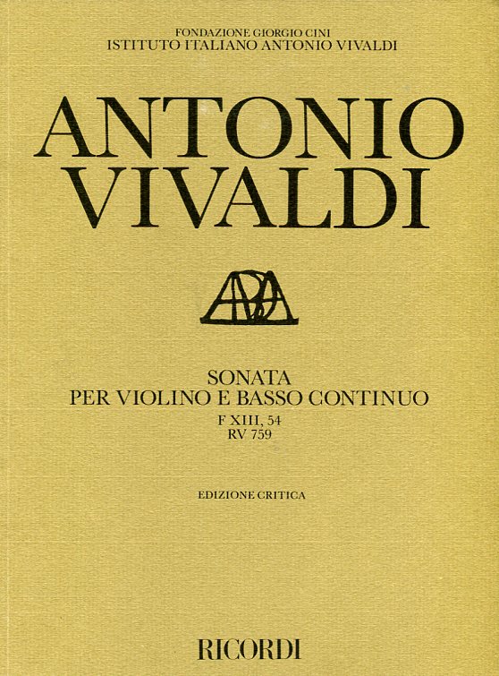 Sonata per violino e basso continuo