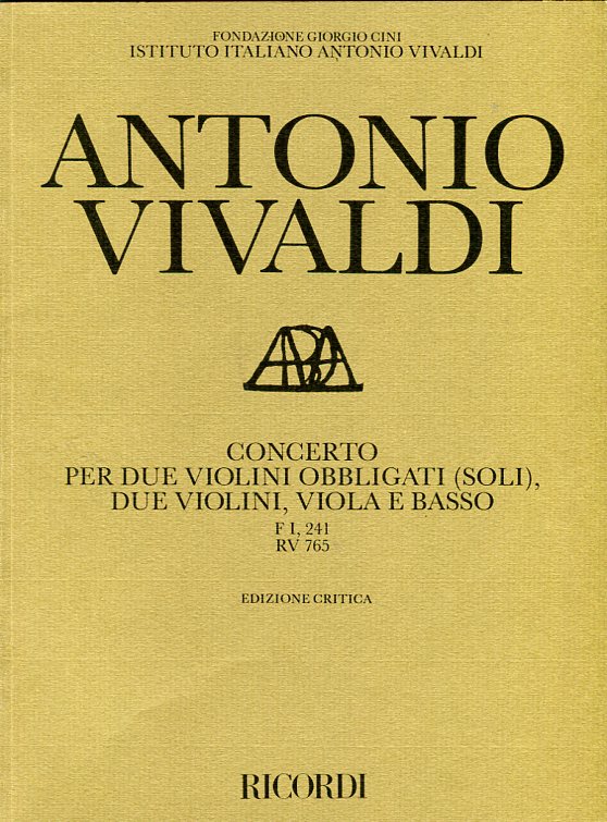 Concerto per due violini obbligati (soli), due violini, viola e basso