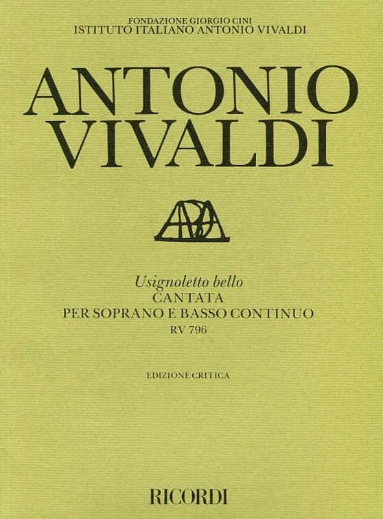 Usignoletto bello, Cantata per soprano e basso continuo