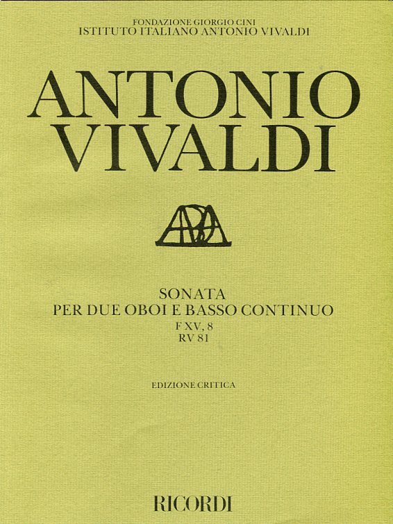 Sonata per due oboi e basso continuo