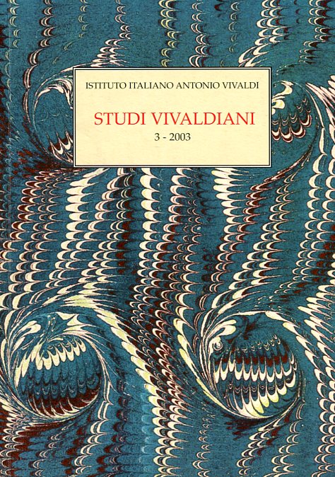 Studi Vivaldiani 03 - 2003